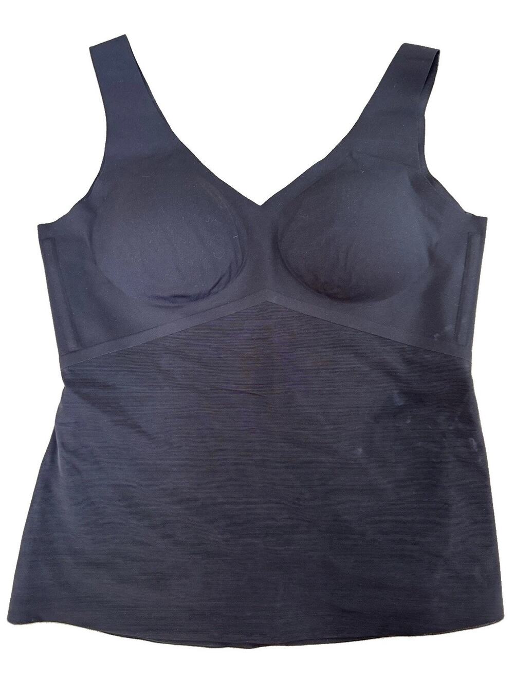 Honeylove Liftwear Tank Black Wireless Firm Compression Shapewear Tank XL